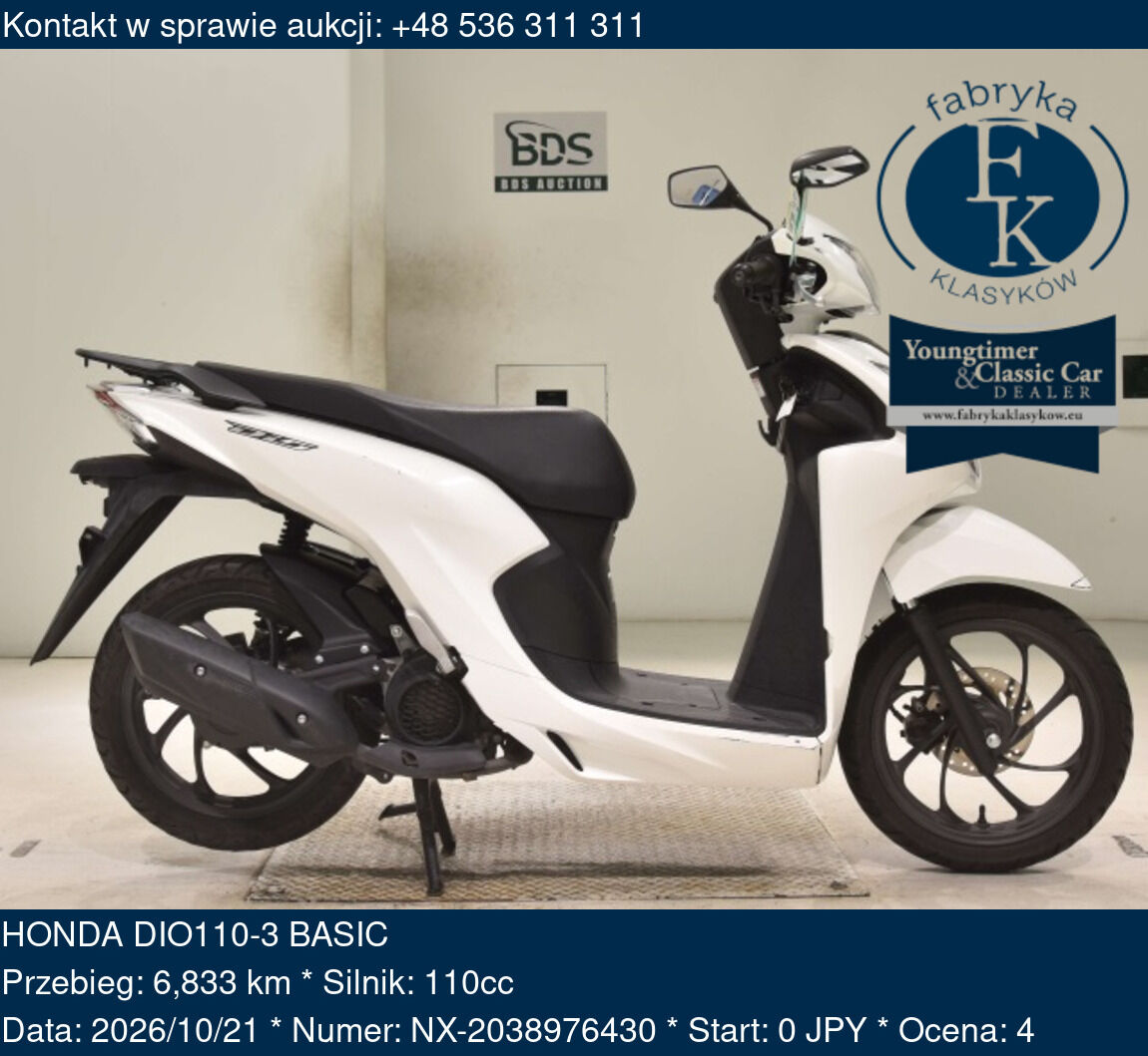 HONDA DIO110-3 BASIC  - zdjęcie 2