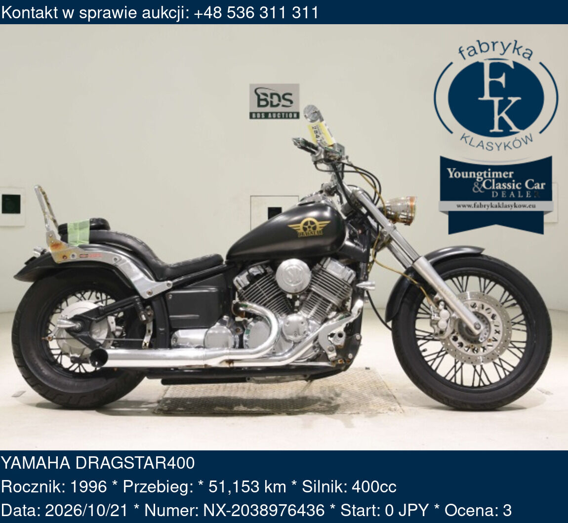 YAMAHA DRAGSTAR400 1996 - zdjęcie 2