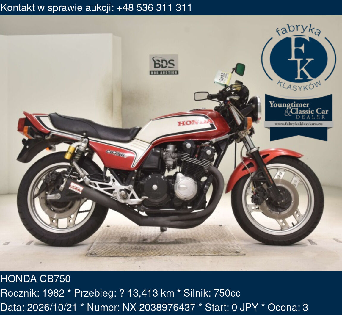HONDA CB750 1982 - zdjęcie 2