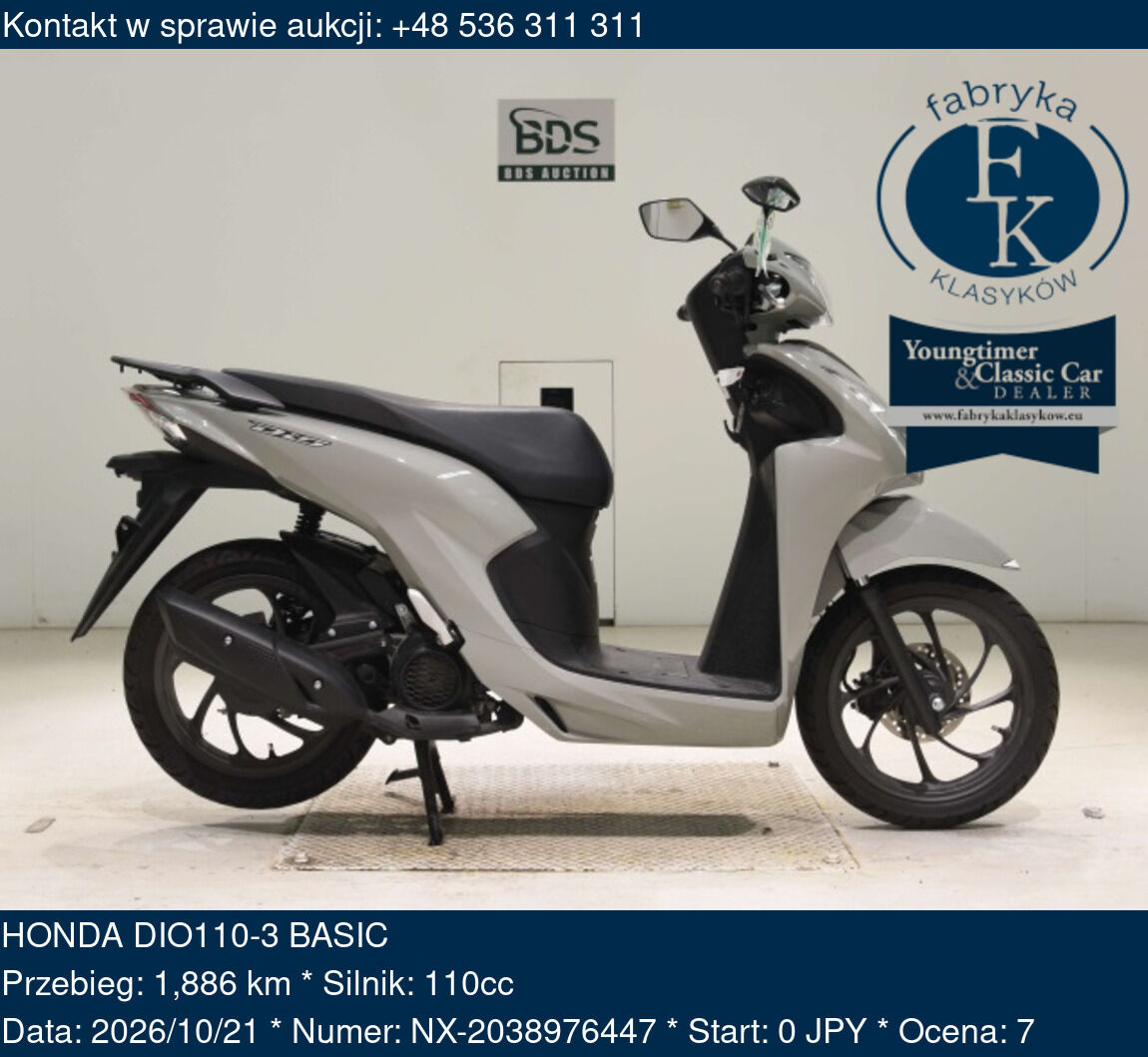 HONDA DIO110-3 BASIC - zdjęcie 2