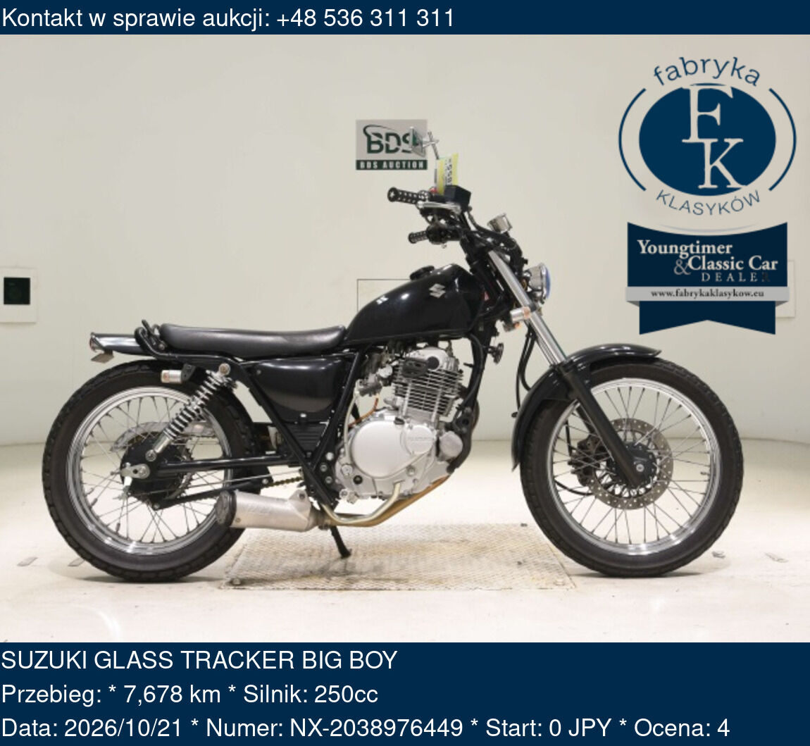 SUZUKI GLASS TRACKER BIG BOY  - zdjęcie 2