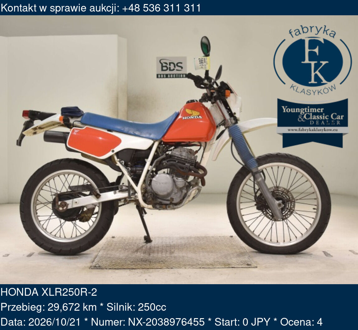 HONDA XLR250R-2 - zdjęcie 2
