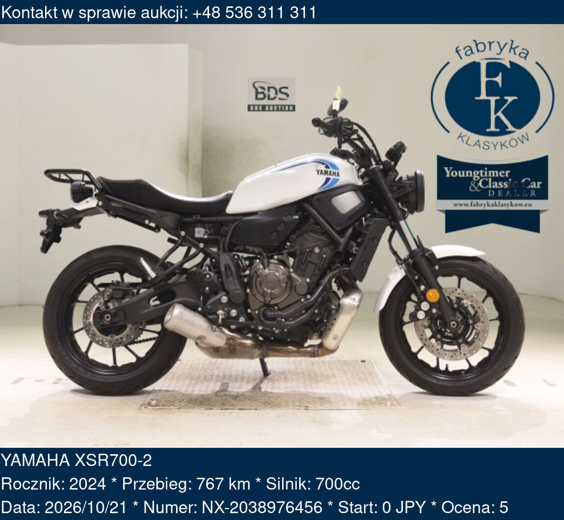 YAMAHA XSR700-2 2024 - zdjęcie 2