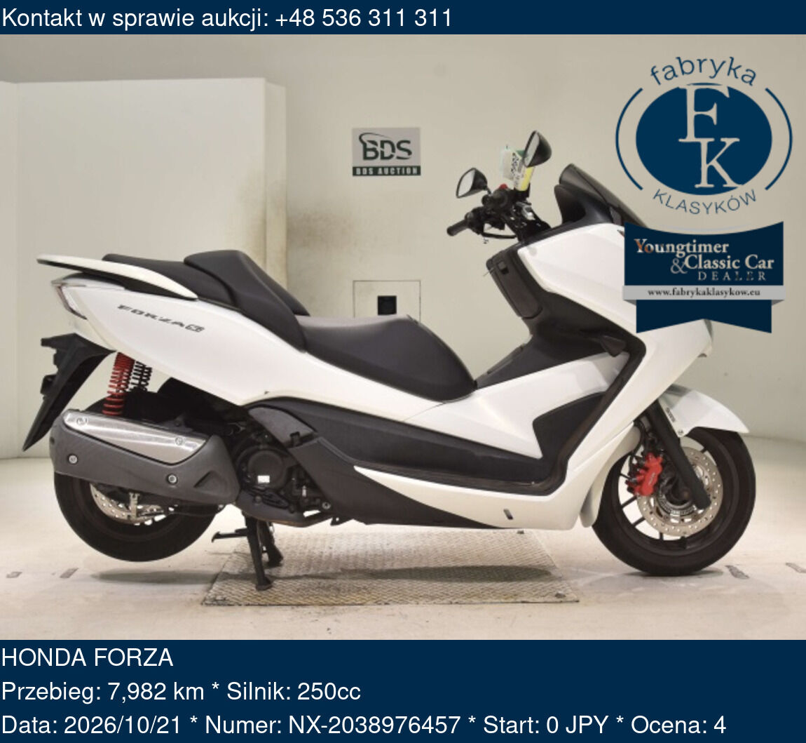 HONDA FORZA - zdjęcie 2