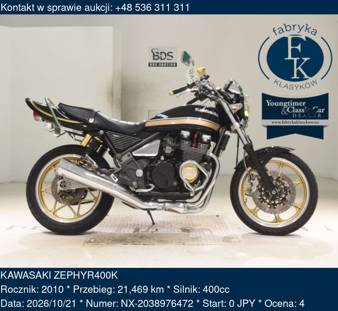 KAWASAKI ZEPHYR400K 2010 - zdjęcie 2