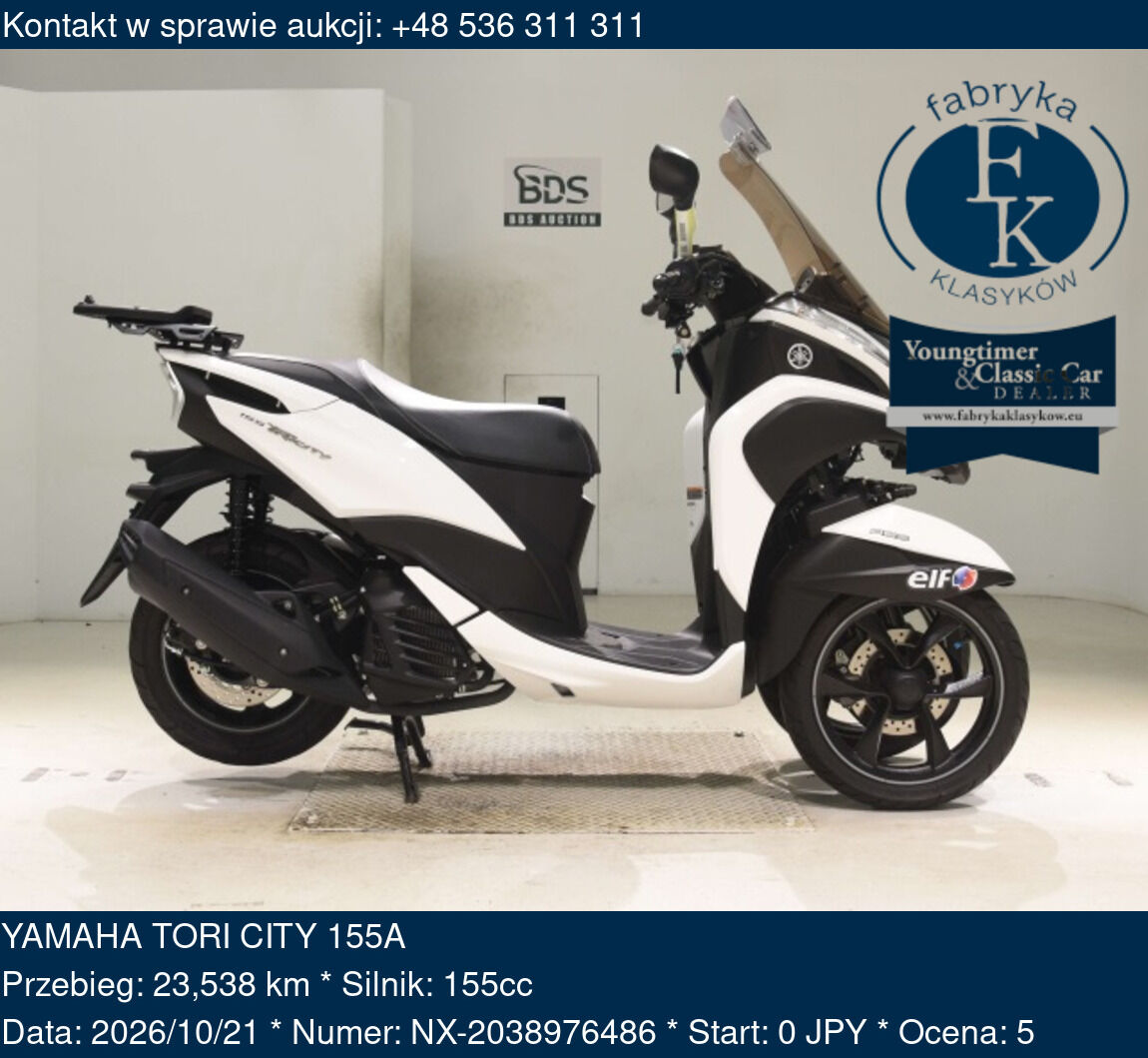 YAMAHA TORI CITY 155A  - zdjęcie 2