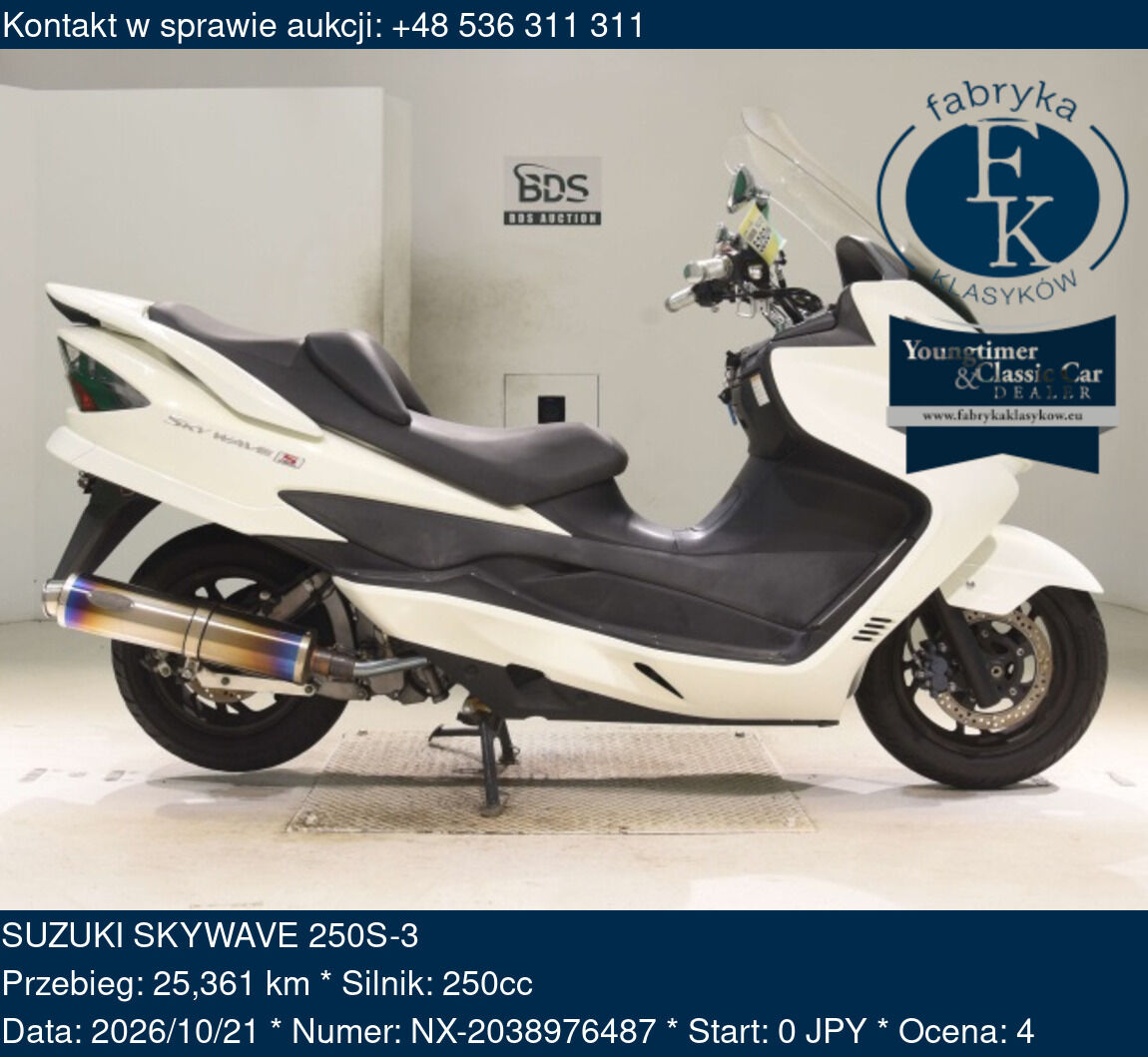 SUZUKI SKYWAVE 250S-3  - zdjęcie 2