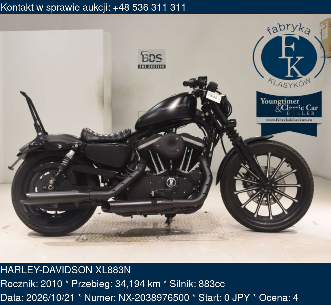 HARLEY-DAVIDSON XL883N 2010 - zdjęcie 2