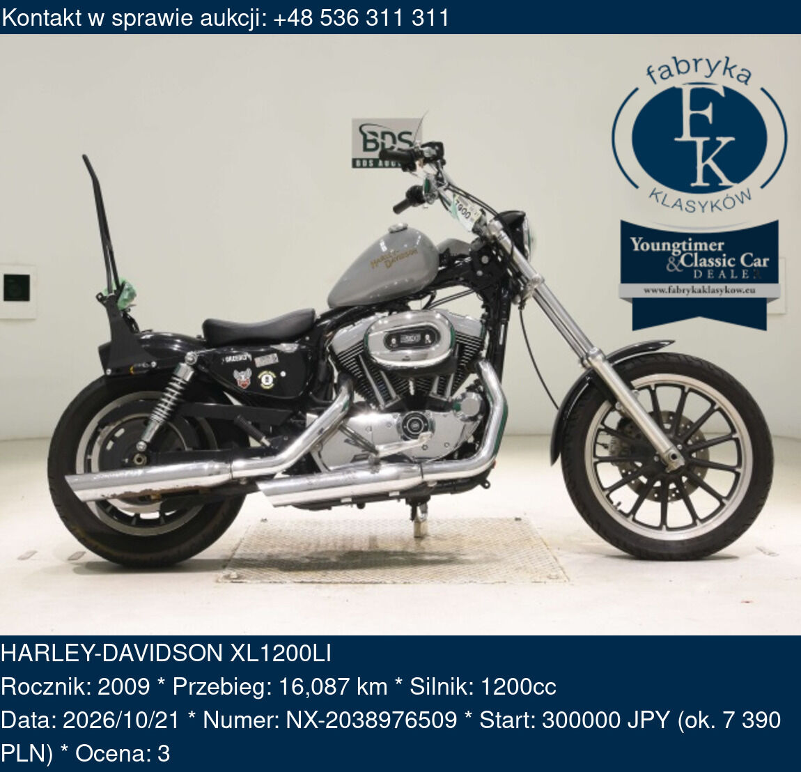 HARLEY-DAVIDSON XL1200LI 2009 - zdjęcie 2