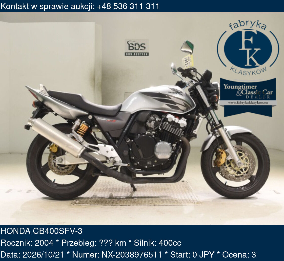 HONDA CB400SFV-3 2004 - zdjęcie 2