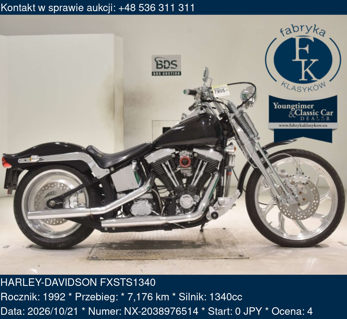 HARLEY-DAVIDSON FXSTS1340 1992 - zdjęcie 2