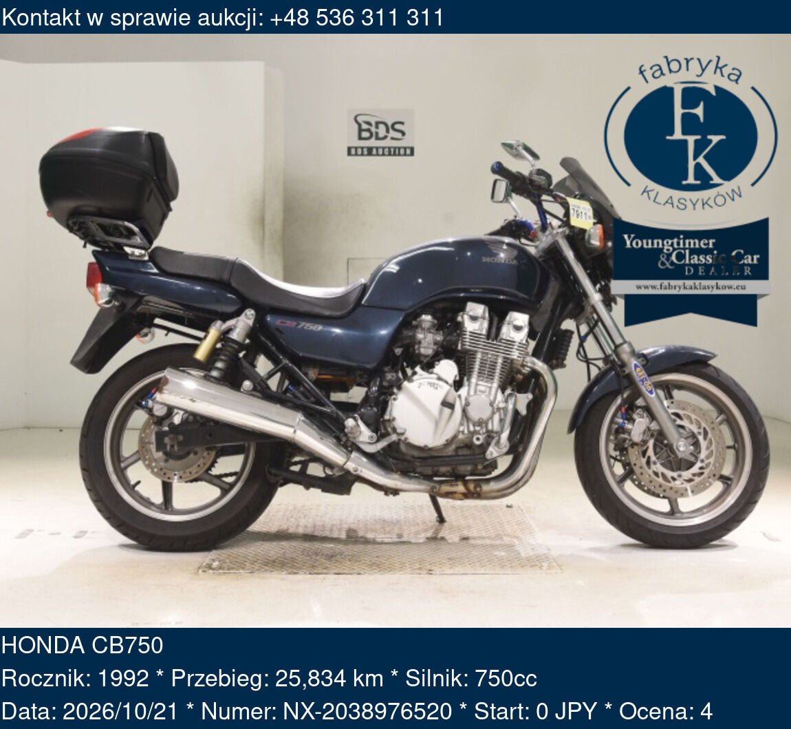HONDA CB750 1992 - zdjęcie 2
