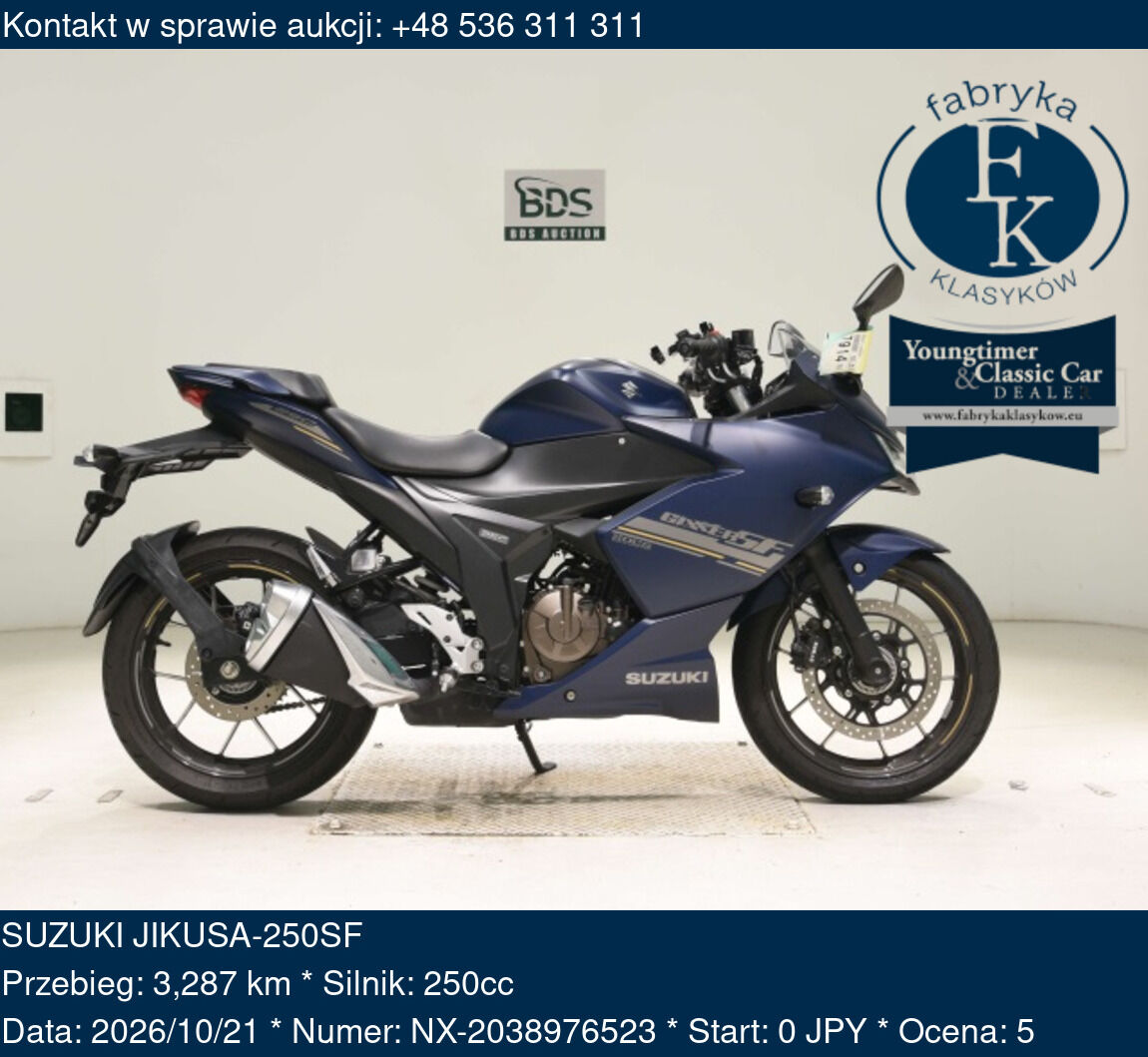 SUZUKI JIKUSA-250SF - zdjęcie 2