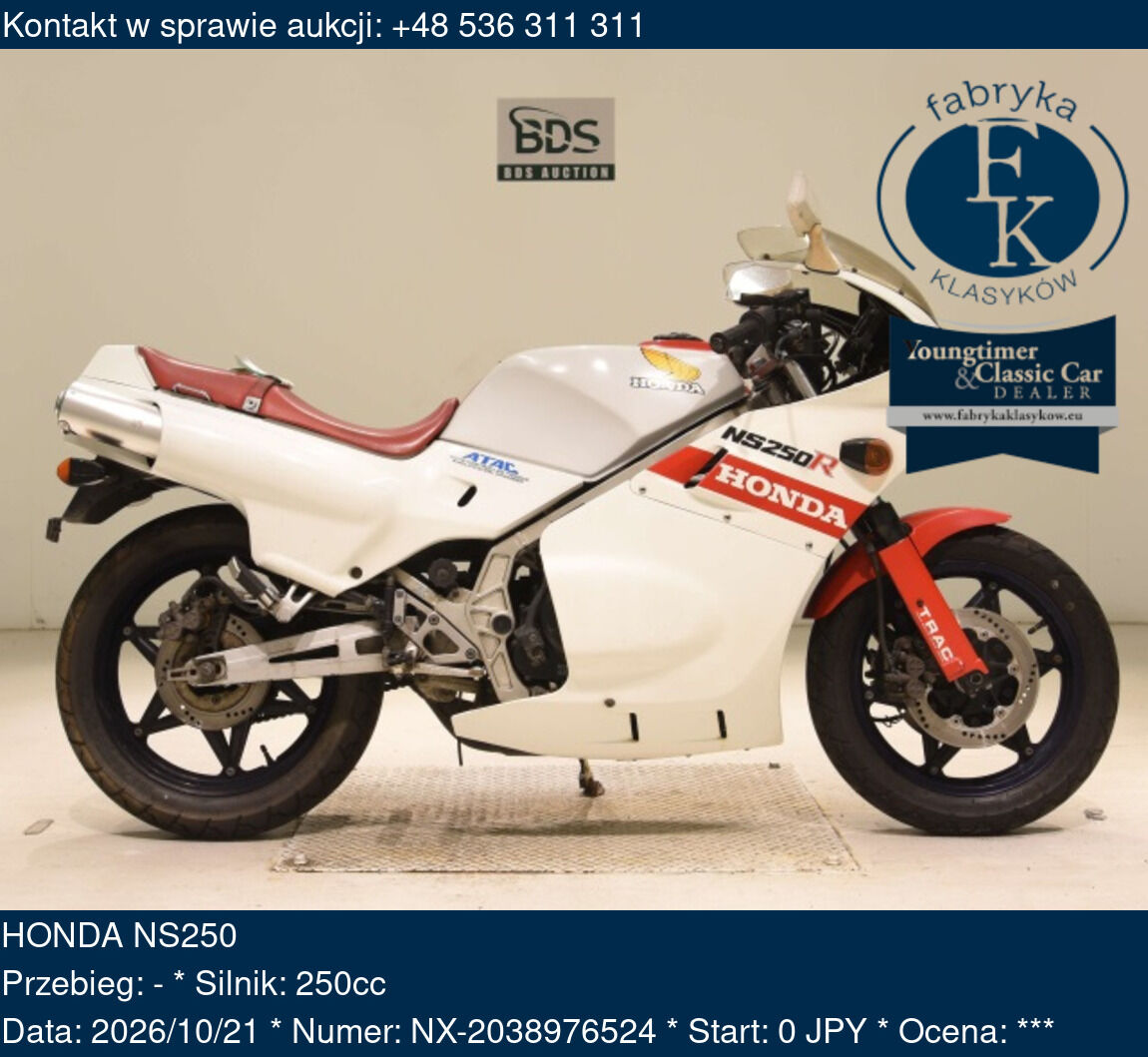 HONDA NS250  - zdjęcie 2