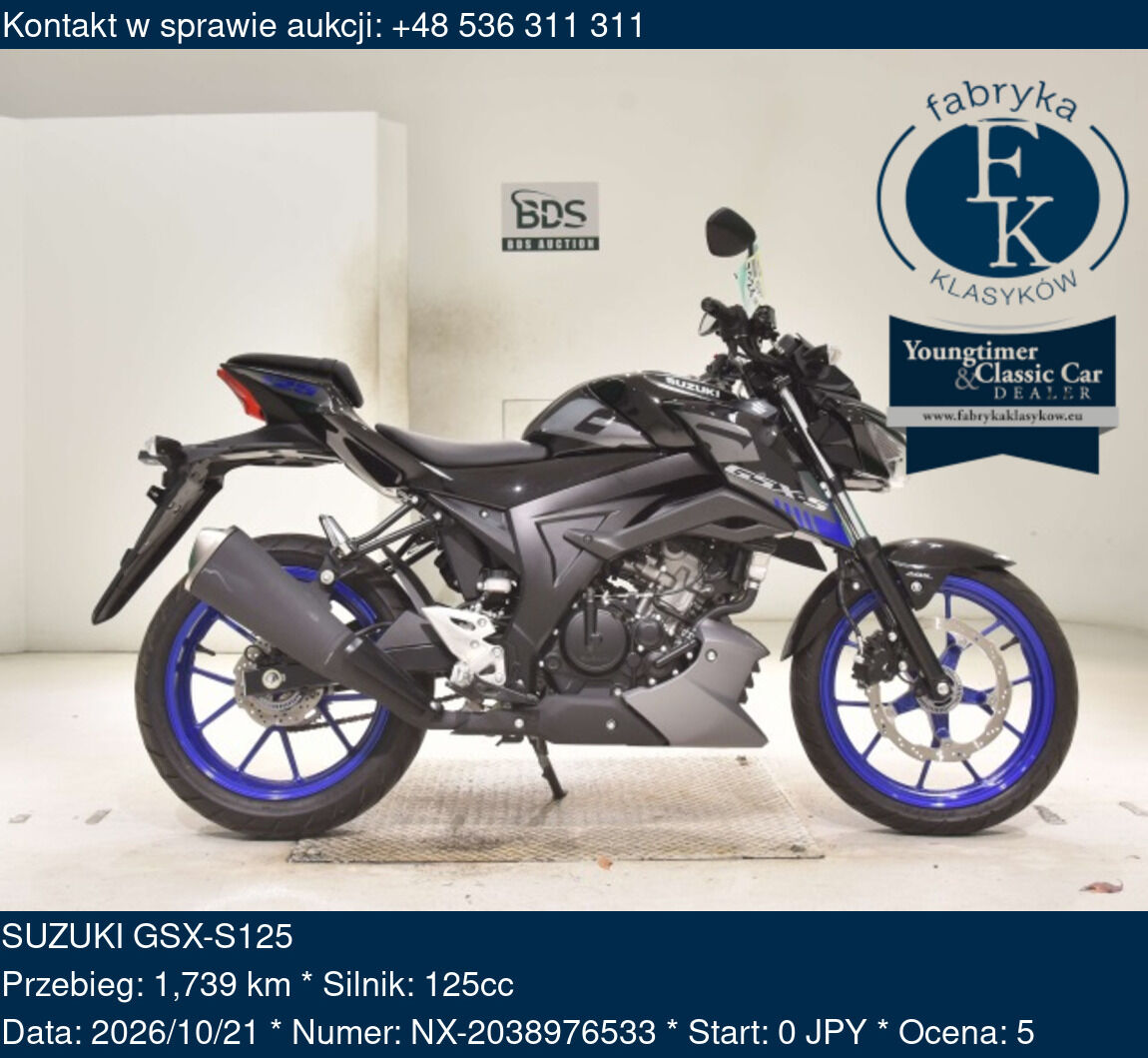 SUZUKI GSX-S125  - zdjęcie 2