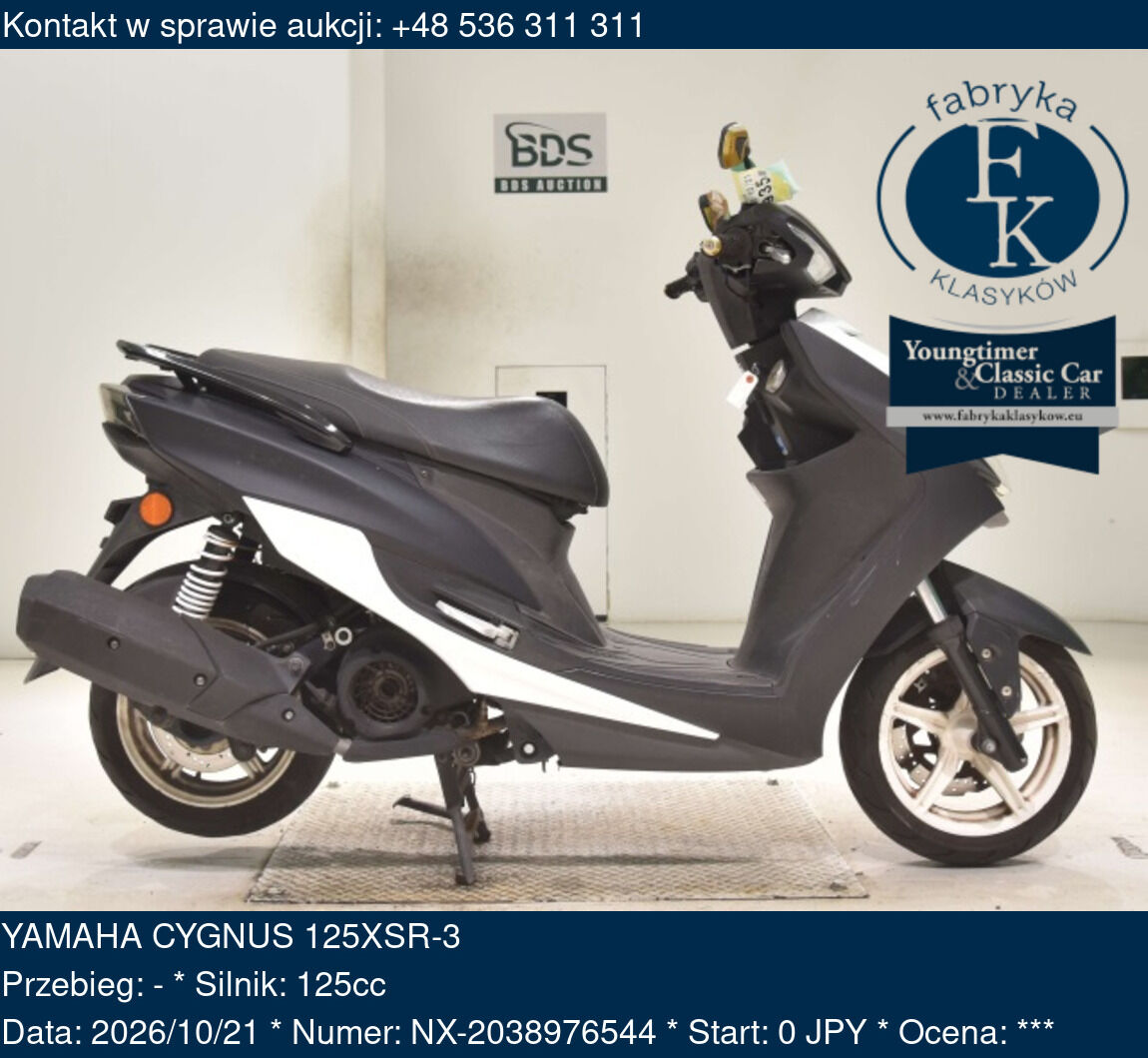 YAMAHA CYGNUS 125XSR-3  - zdjęcie 2