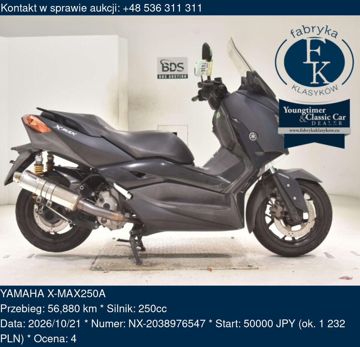 YAMAHA X-MAX250A  - zdjęcie 2