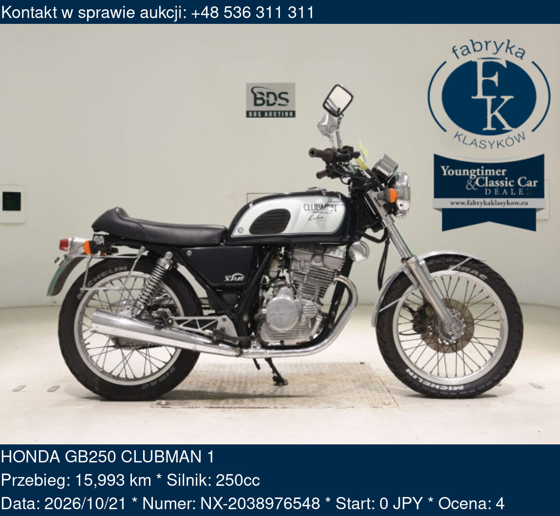 HONDA GB250 CLUBMAN 1  - zdjęcie 2