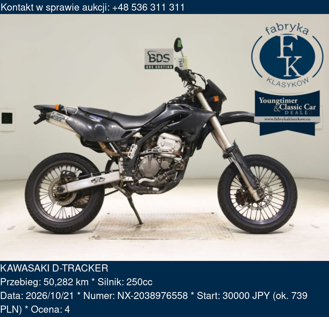 KAWASAKI D-TRACKER  - zdjęcie 2
