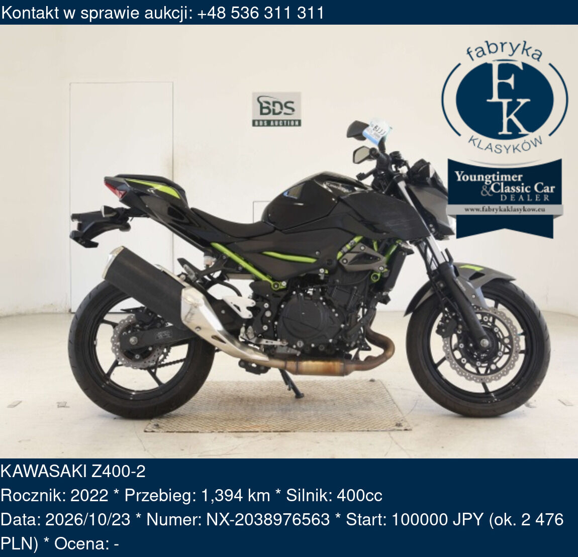 KAWASAKI Z400-2 2022 - zdjęcie 26