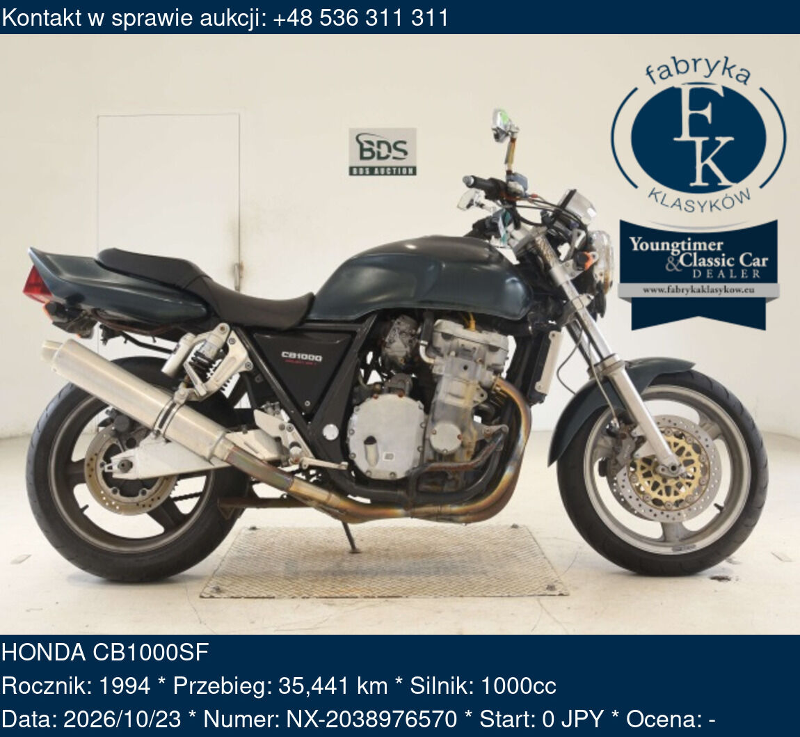 HONDA CB1000SF 1994 - zdjęcie 2