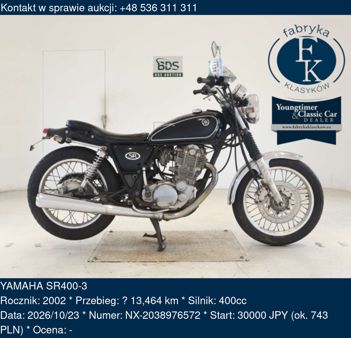 YAMAHA SR400-3 2002 - zdjęcie 26