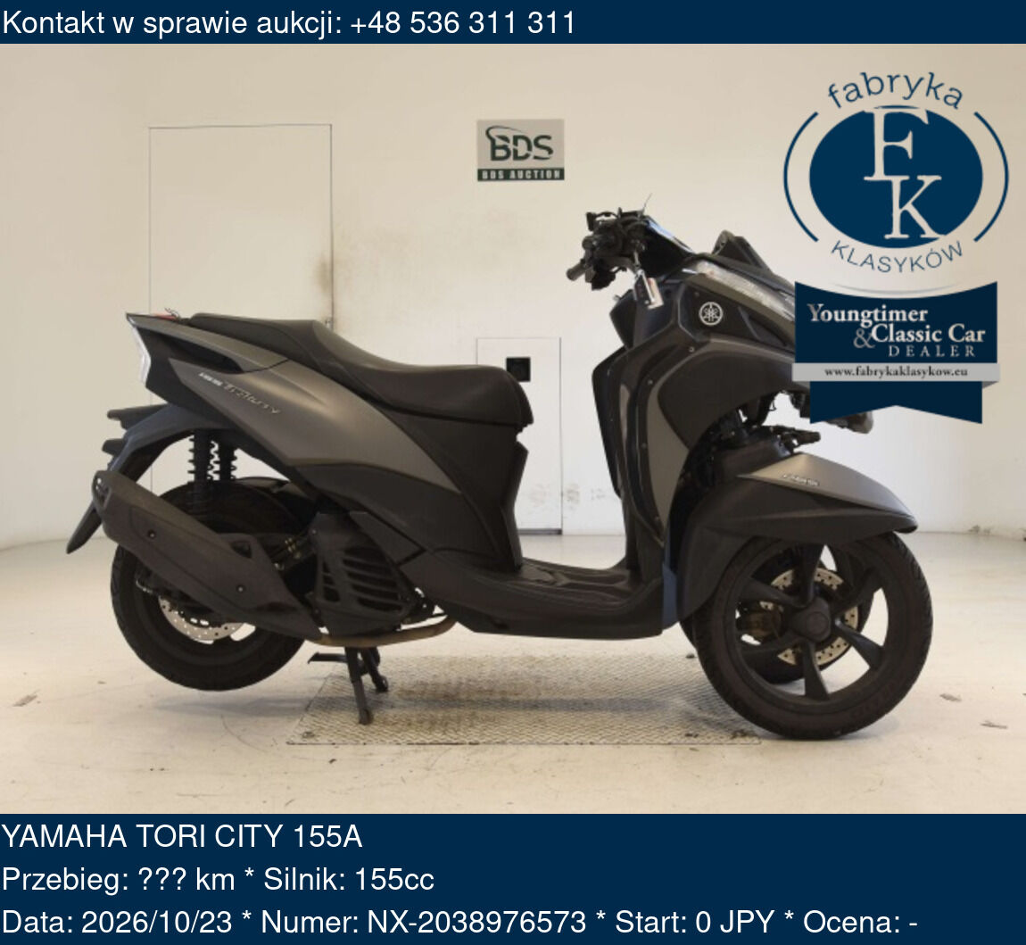 YAMAHA TORI CITY 155A  - zdjęcie 2