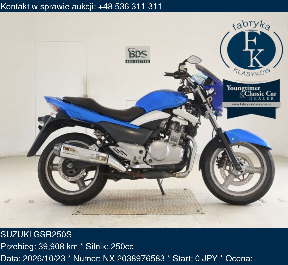 SUZUKI GSR250S  - zdjęcie 2