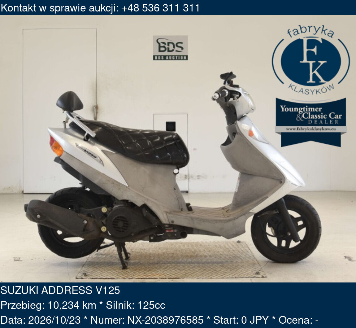SUZUKI ADDRESS V125  - zdjęcie 26