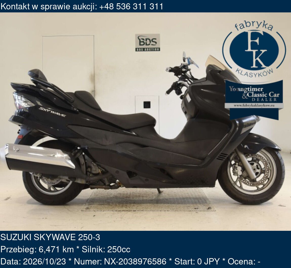SUZUKI SKYWAVE 250-3  - zdjęcie 2