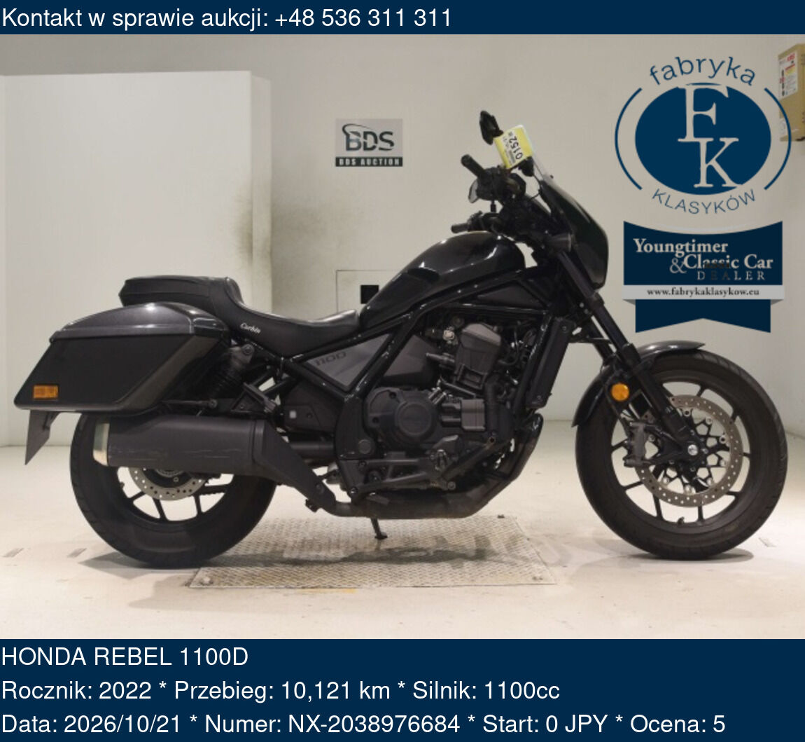 HONDA REBEL 1100D 2022 - zdjęcie 2