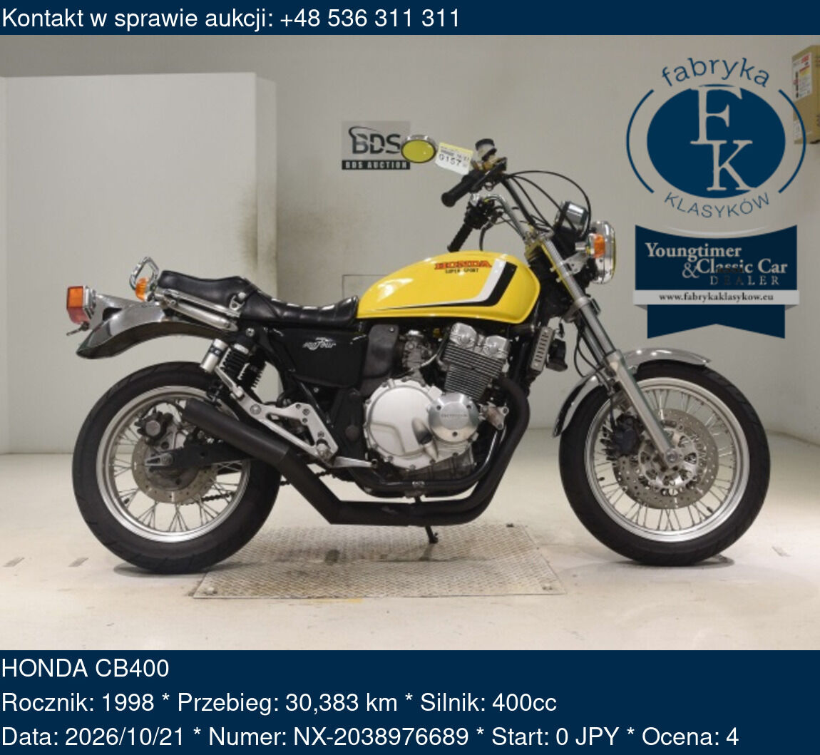 HONDA CB400 1998 - zdjęcie 2