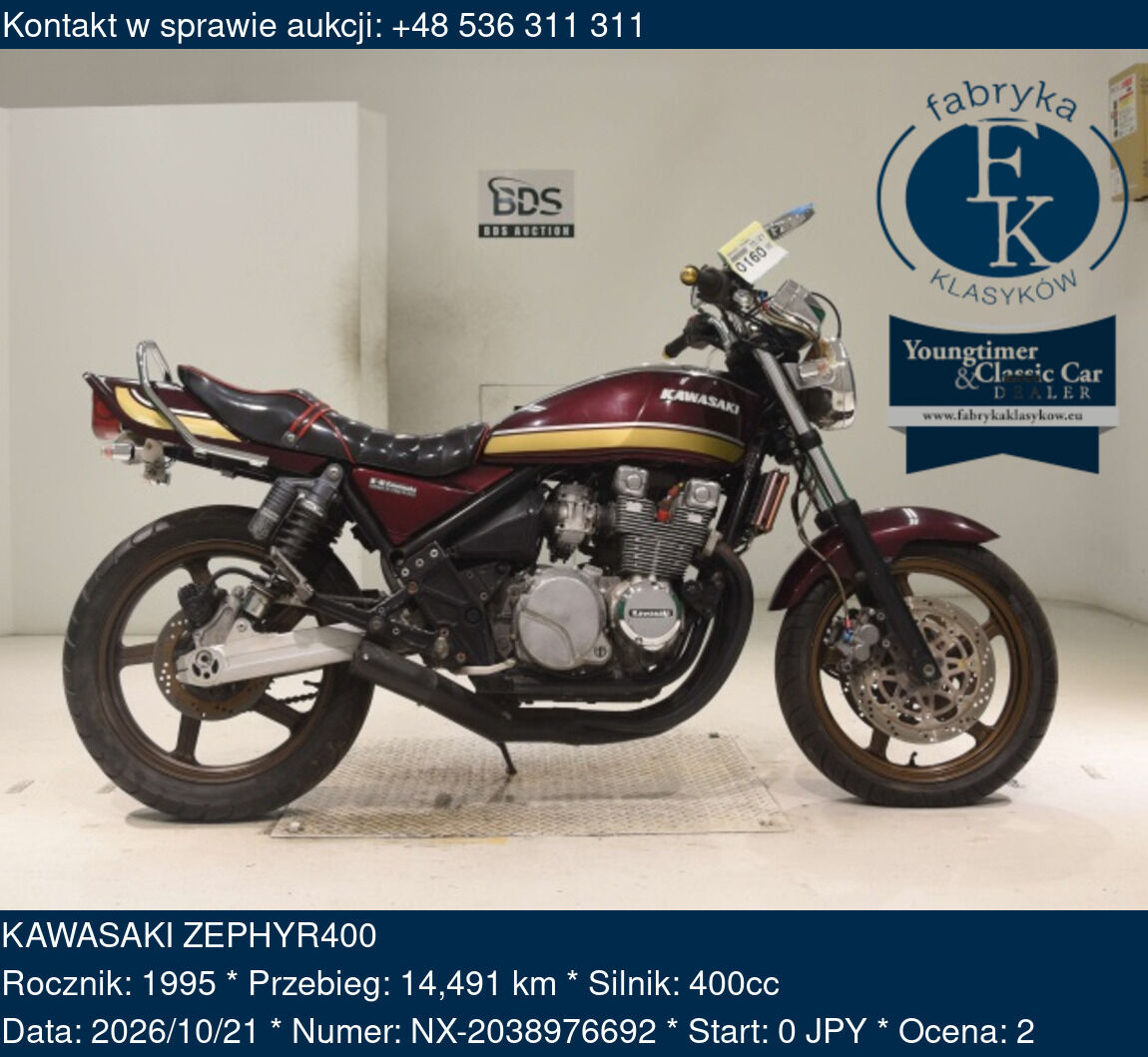 KAWASAKI ZEPHYR400 1995 - zdjęcie 2