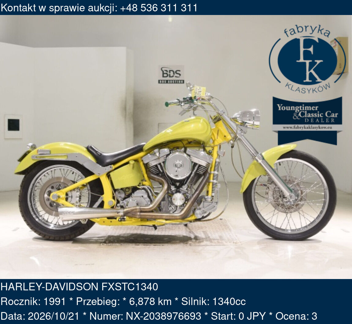HARLEY-DAVIDSON FXSTC1340 1991 - zdjęcie 2