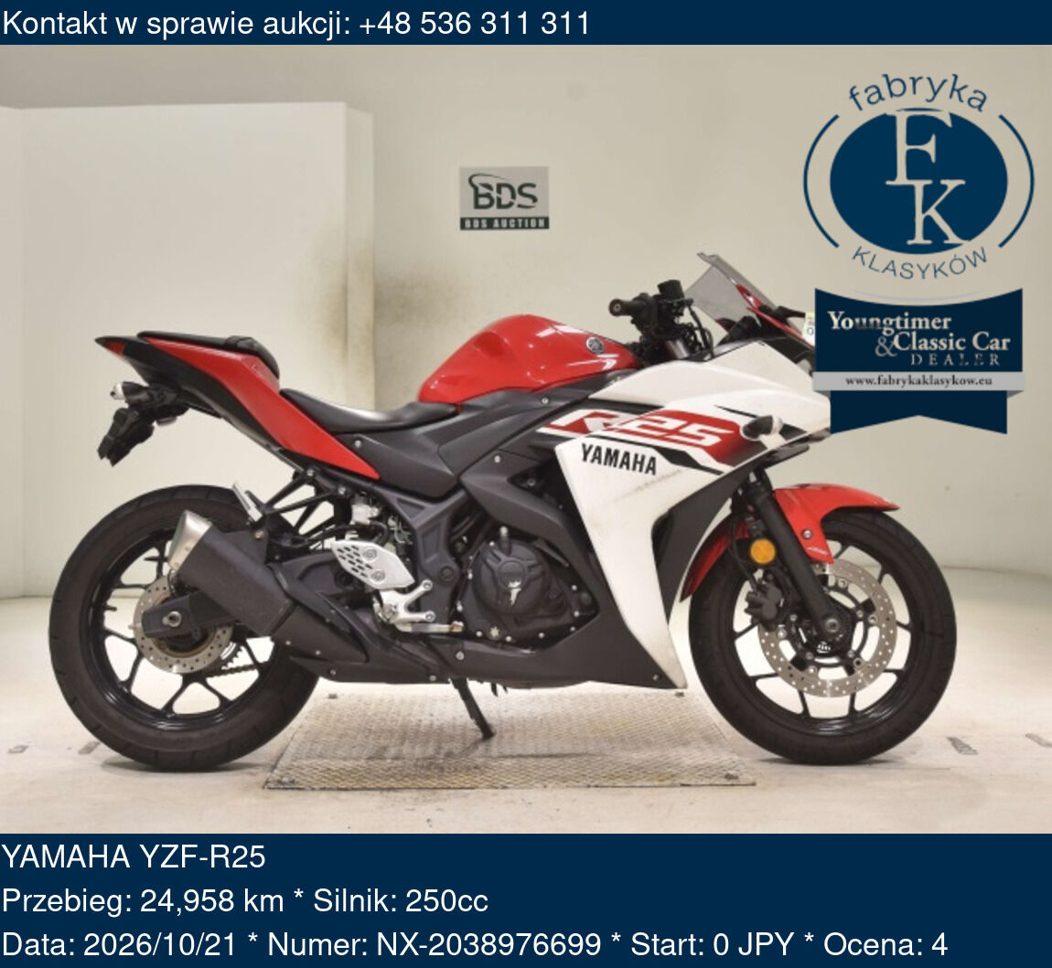 YAMAHA YZF-R25  - zdjęcie 2
