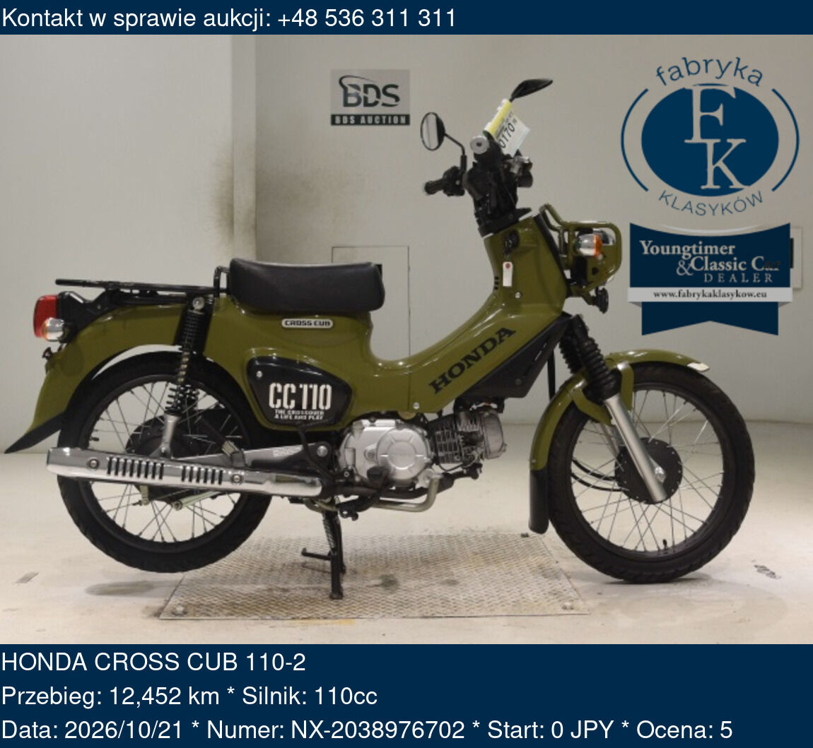 HONDA CROSS CUB 110-2  - zdjęcie 2