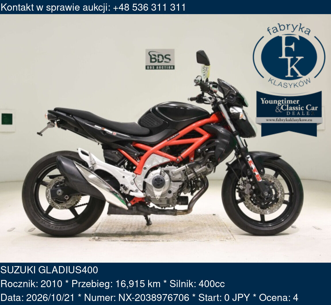 SUZUKI GLADIUS400 2010 - zdjęcie 2