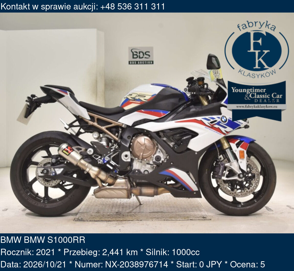 BMW BMW S1000RR 2021 - zdjęcie 2