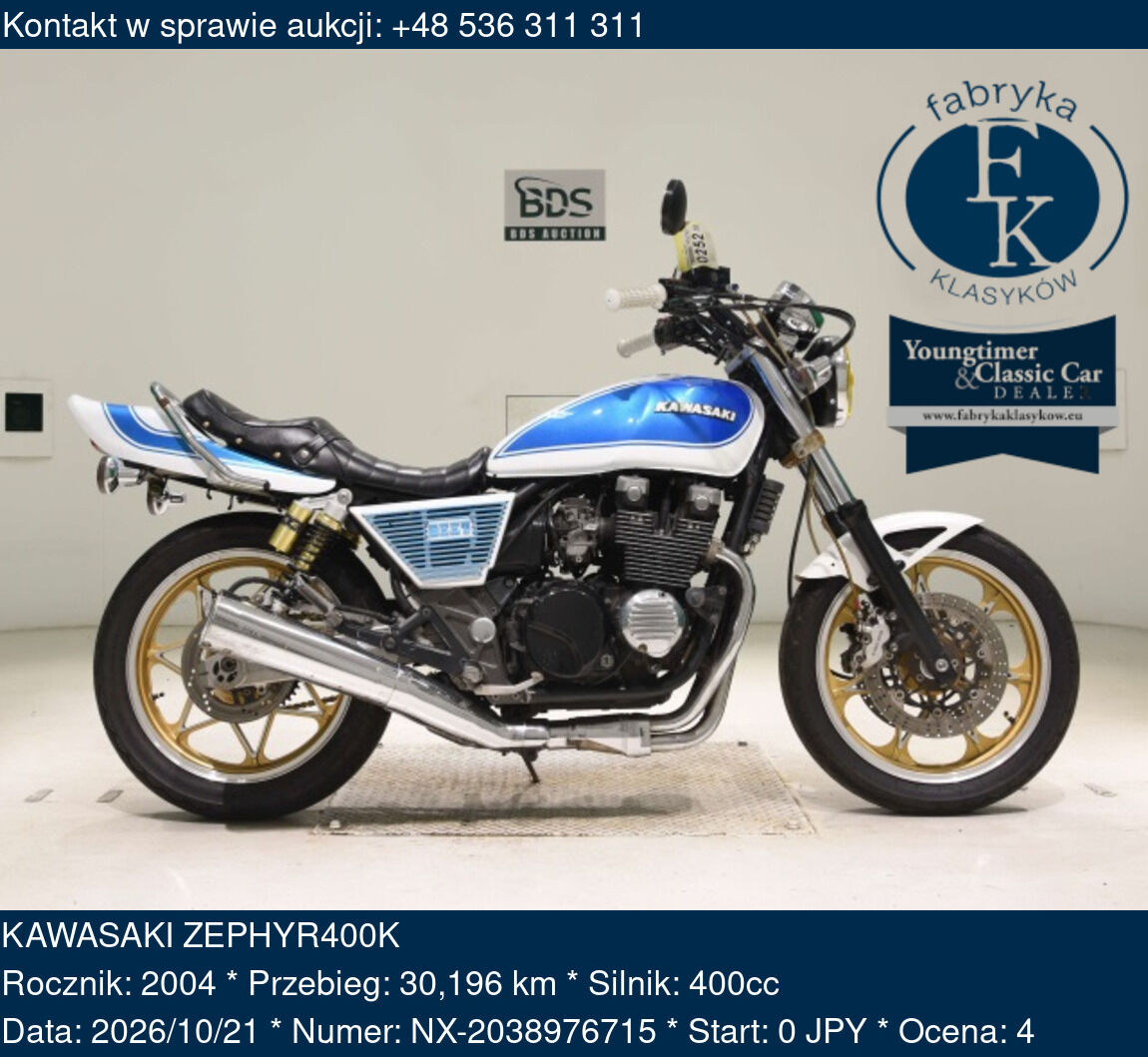 KAWASAKI ZEPHYR400K 2004 - zdjęcie 2