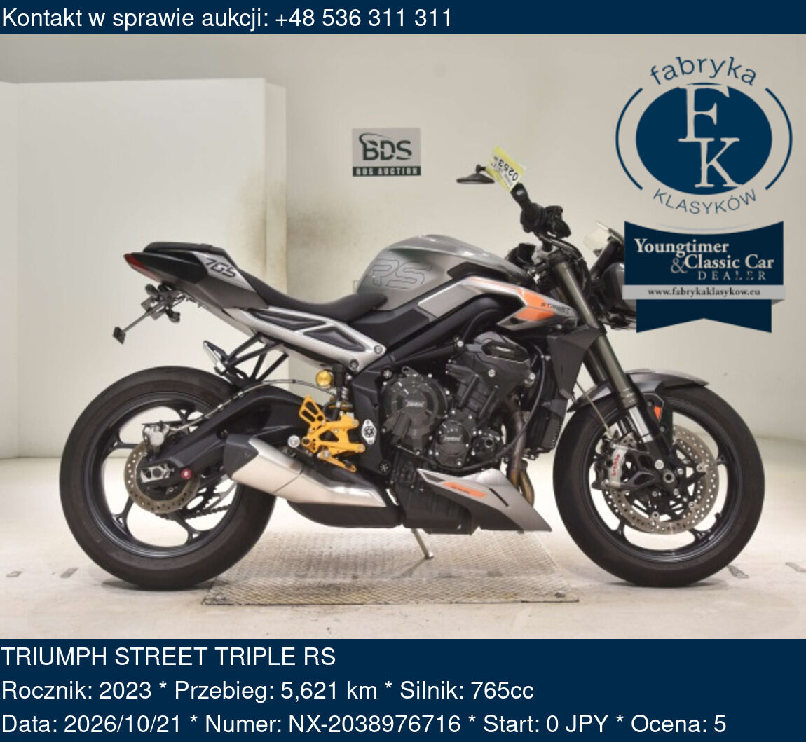 TRIUMPH STREET TRIPLE RS 2023 - zdjęcie 2