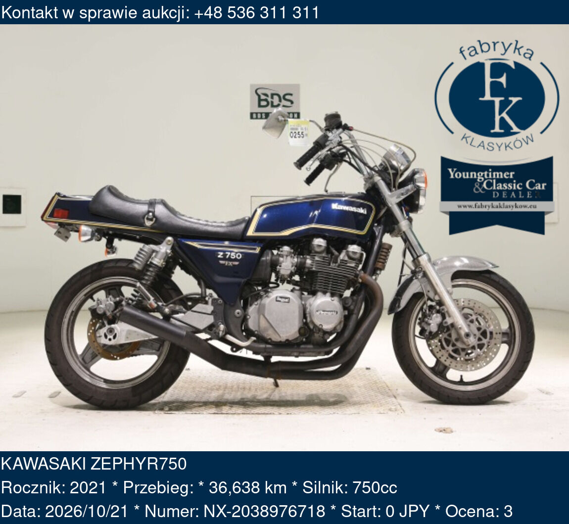 KAWASAKI ZEPHYR750 2021 - zdjęcie 2