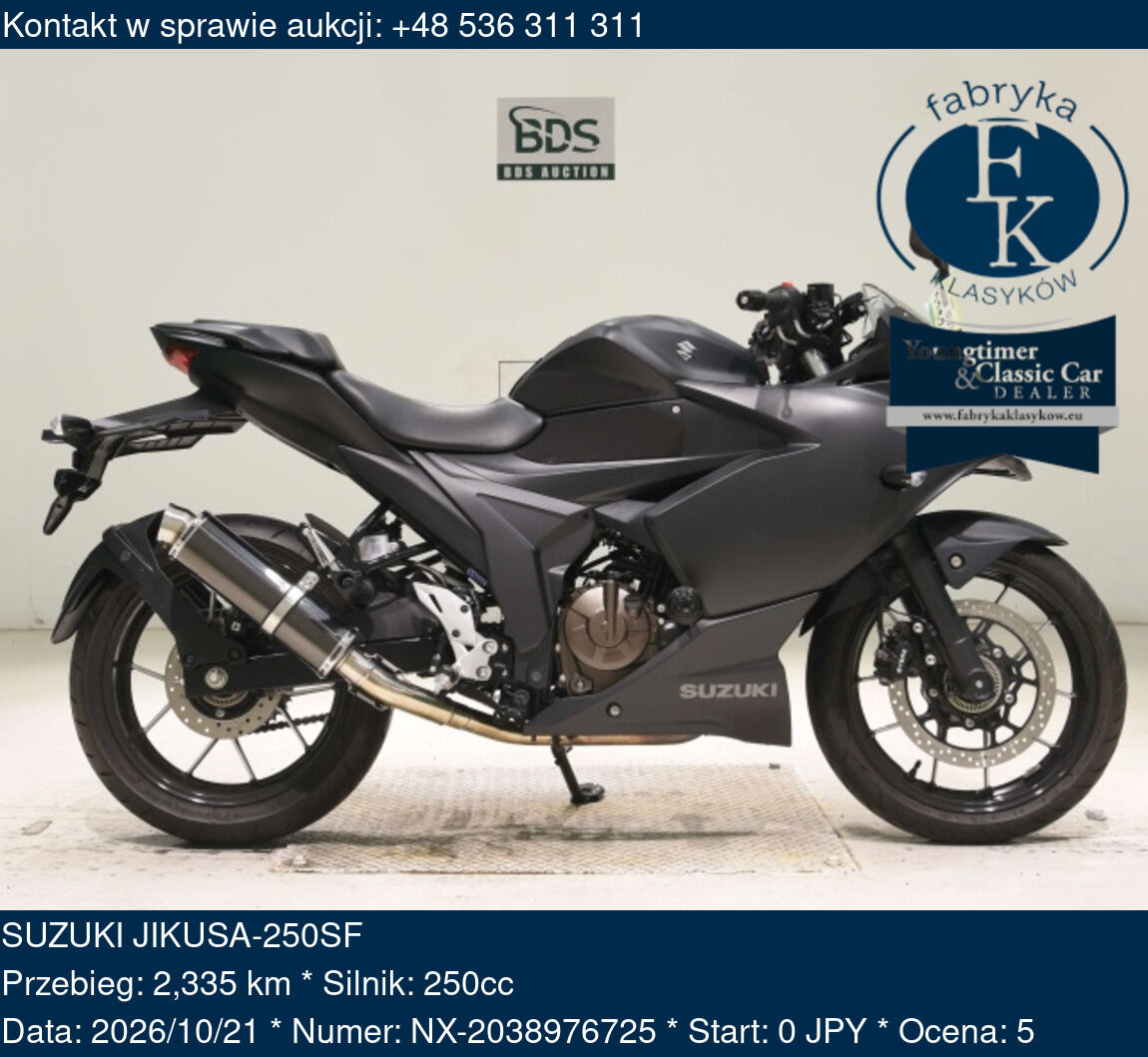 SUZUKI JIKUSA-250SF  - zdjęcie 2