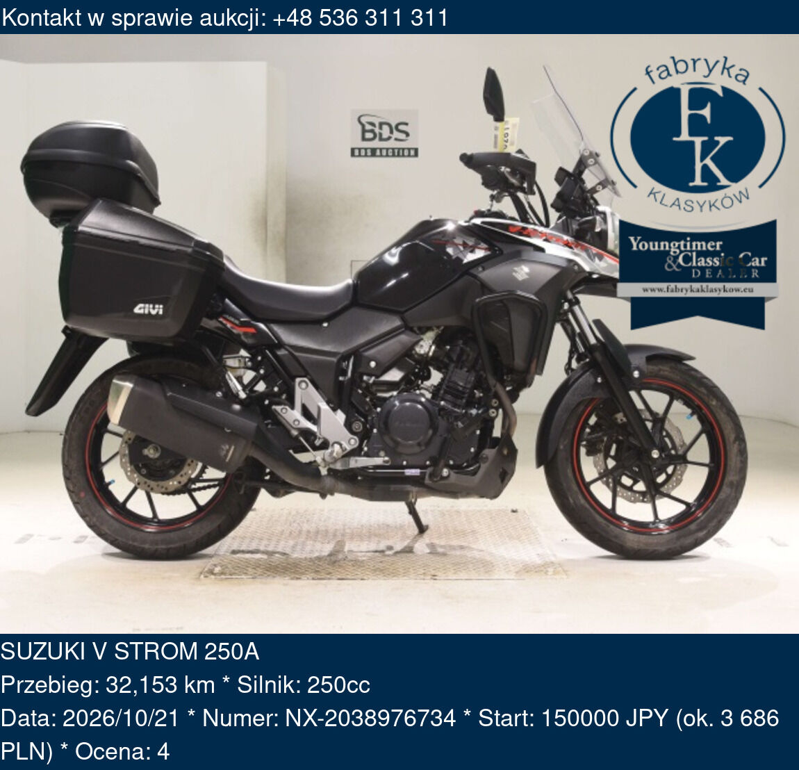 SUZUKI V STROM 250A  - zdjęcie 2