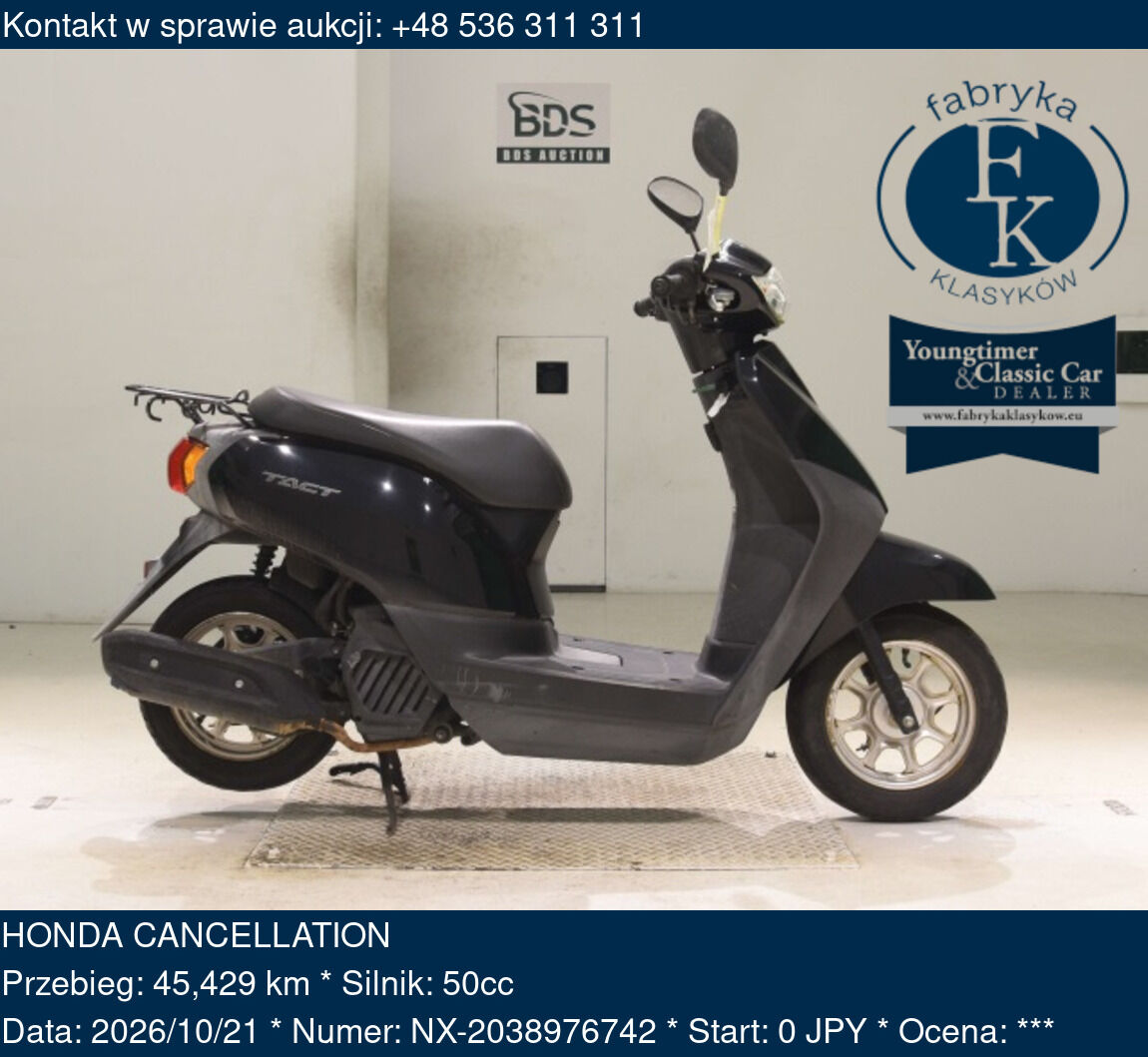 HONDA CANCELLATION - zdjęcie 2