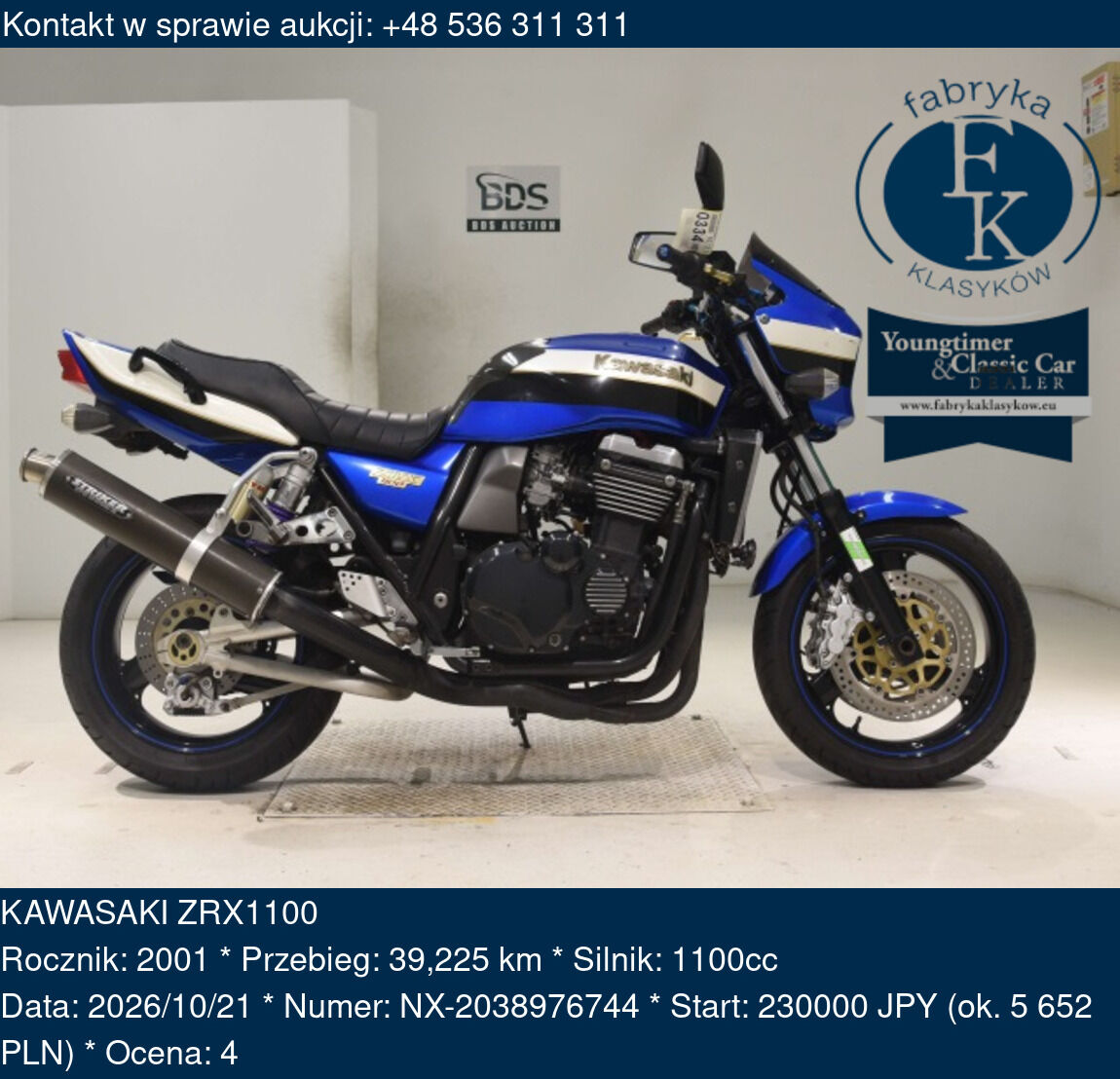 KAWASAKI ZRX1100 2001 - zdjęcie 2