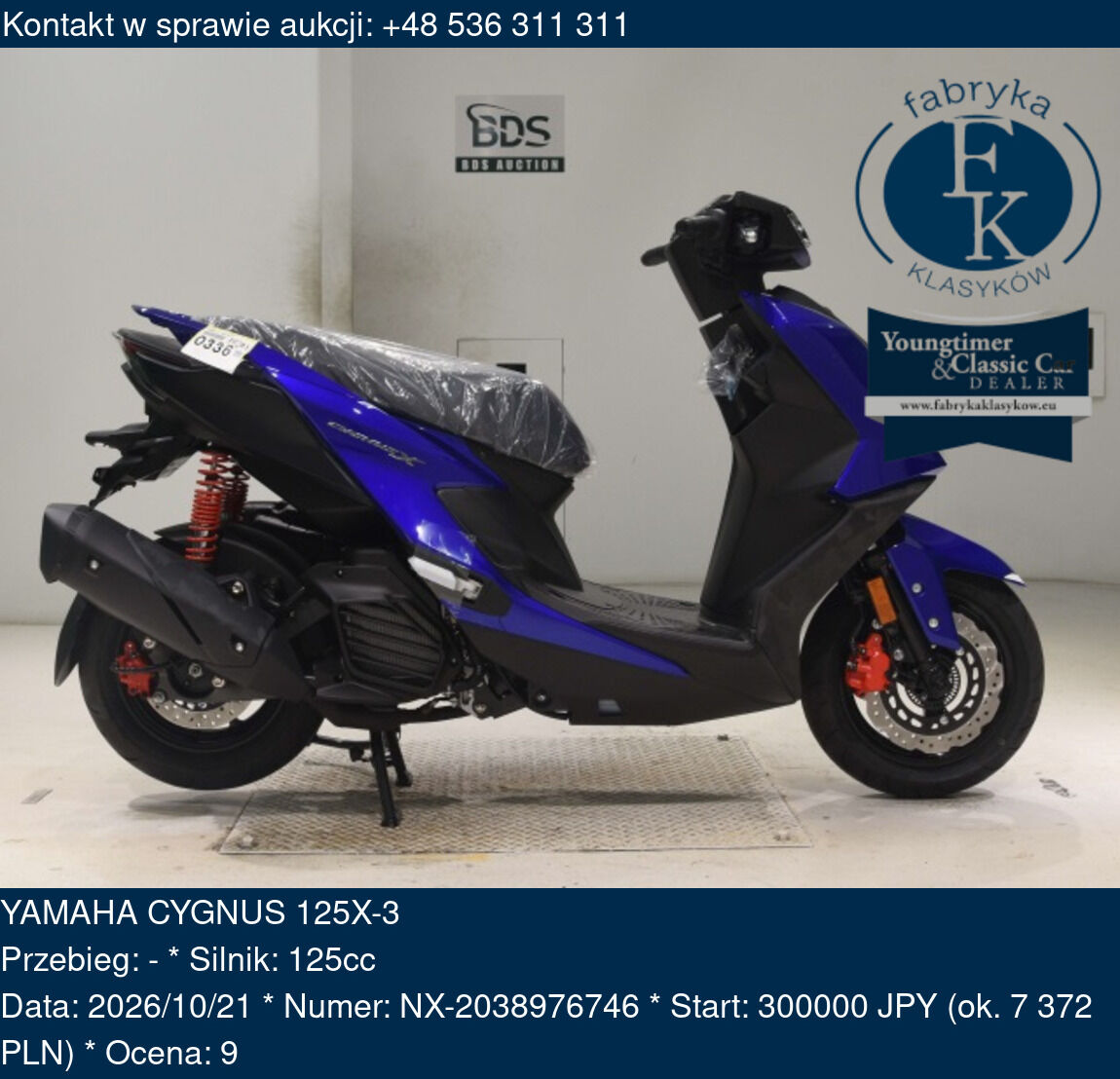 YAMAHA CYGNUS 125X-3  - zdjęcie 2