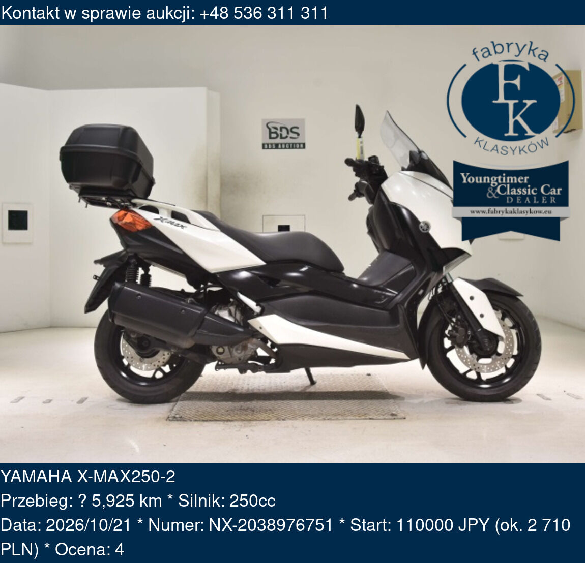 YAMAHA X-MAX250-2  - zdjęcie 2