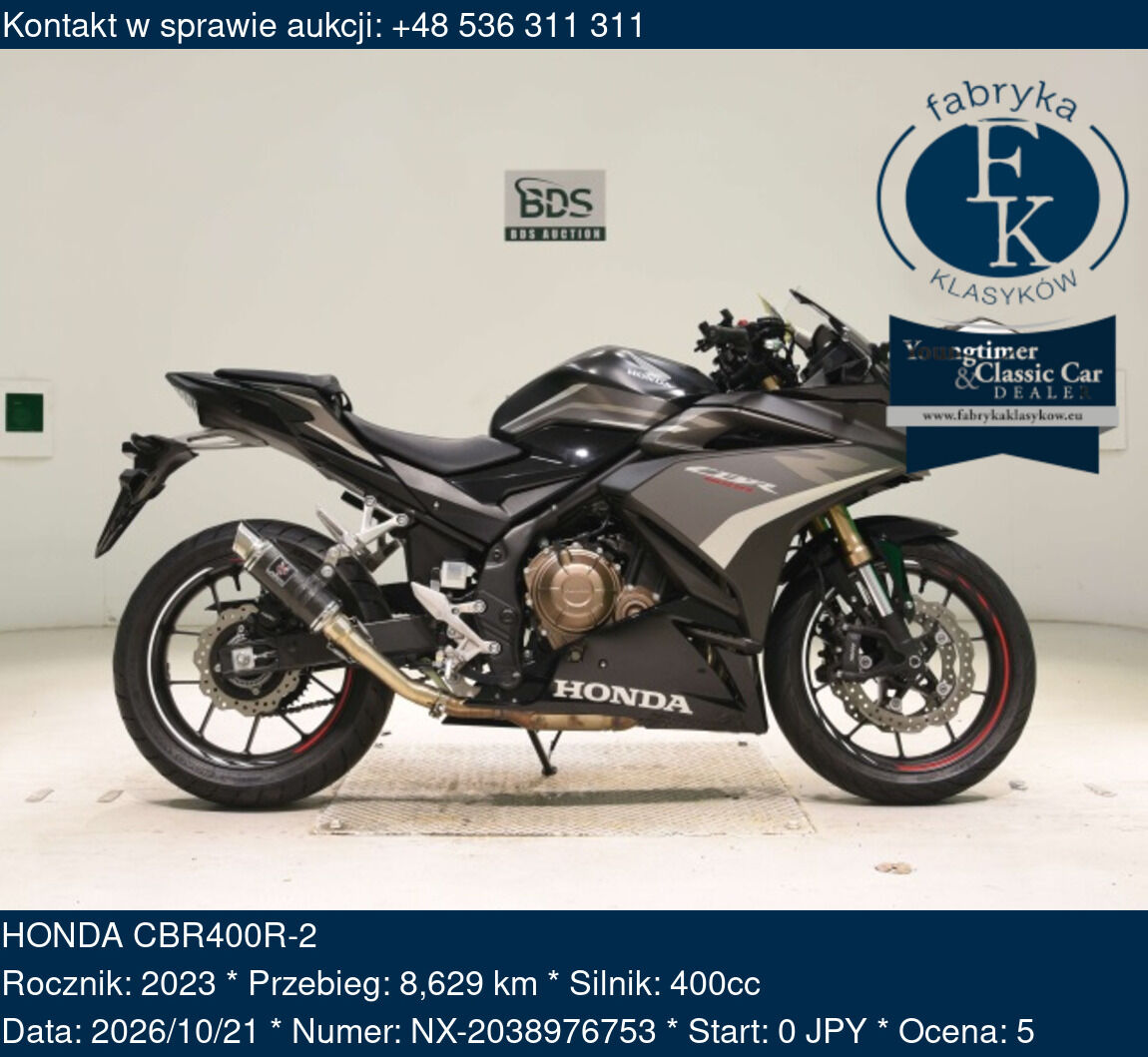 HONDA CBR400R-2 2023 - zdjęcie 2