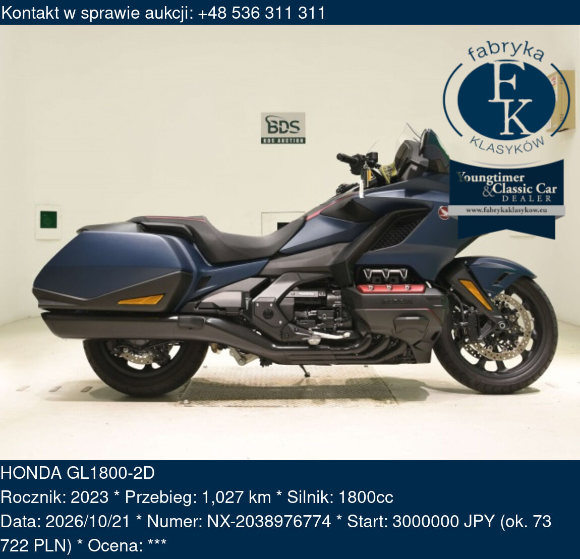HONDA GL1800-2D 2023 - zdjęcie 2