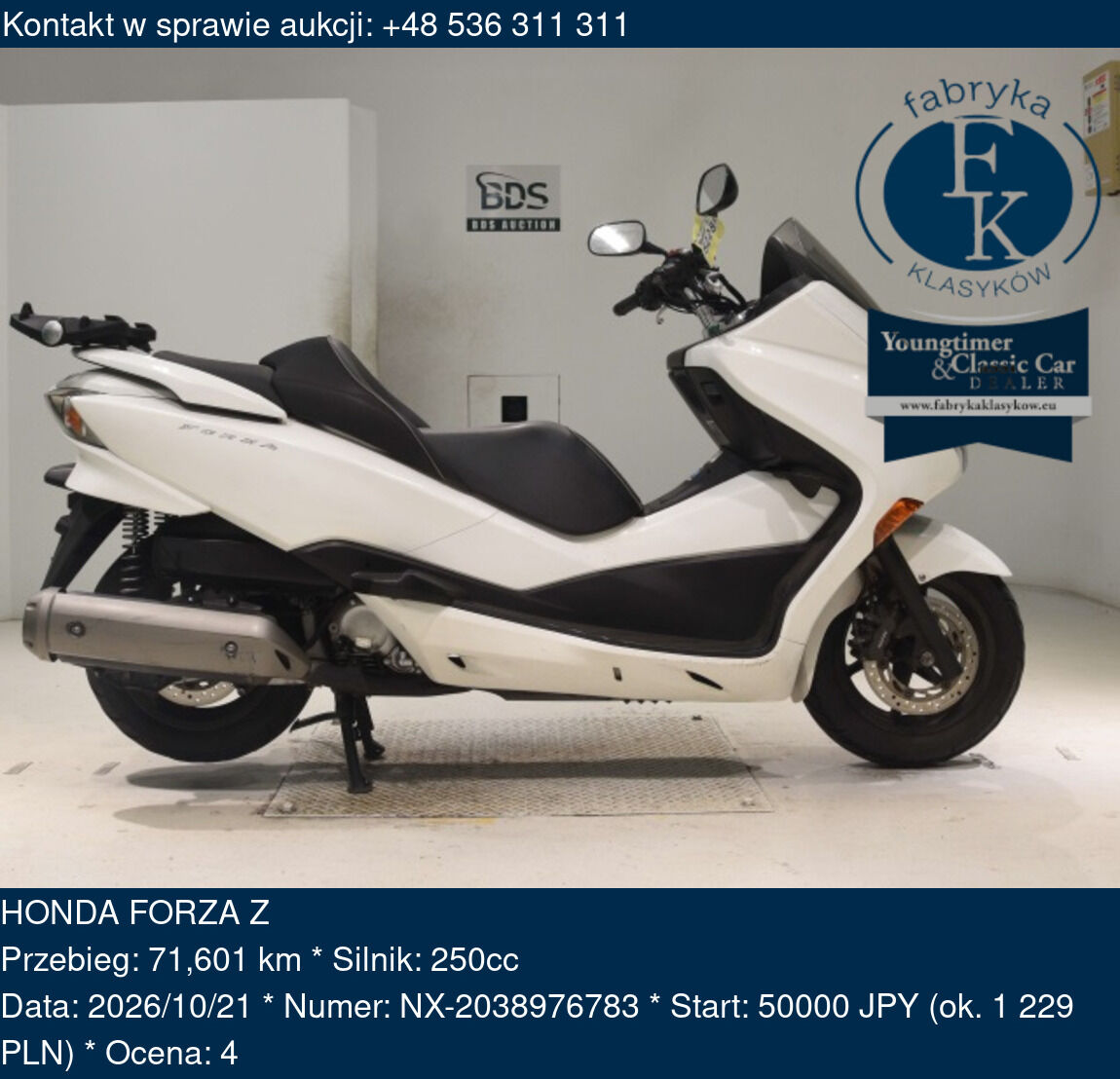 HONDA FORZA Z  - zdjęcie 2